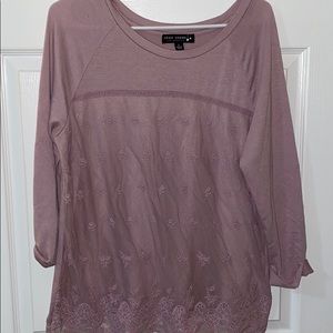 Star Scene Lace Top